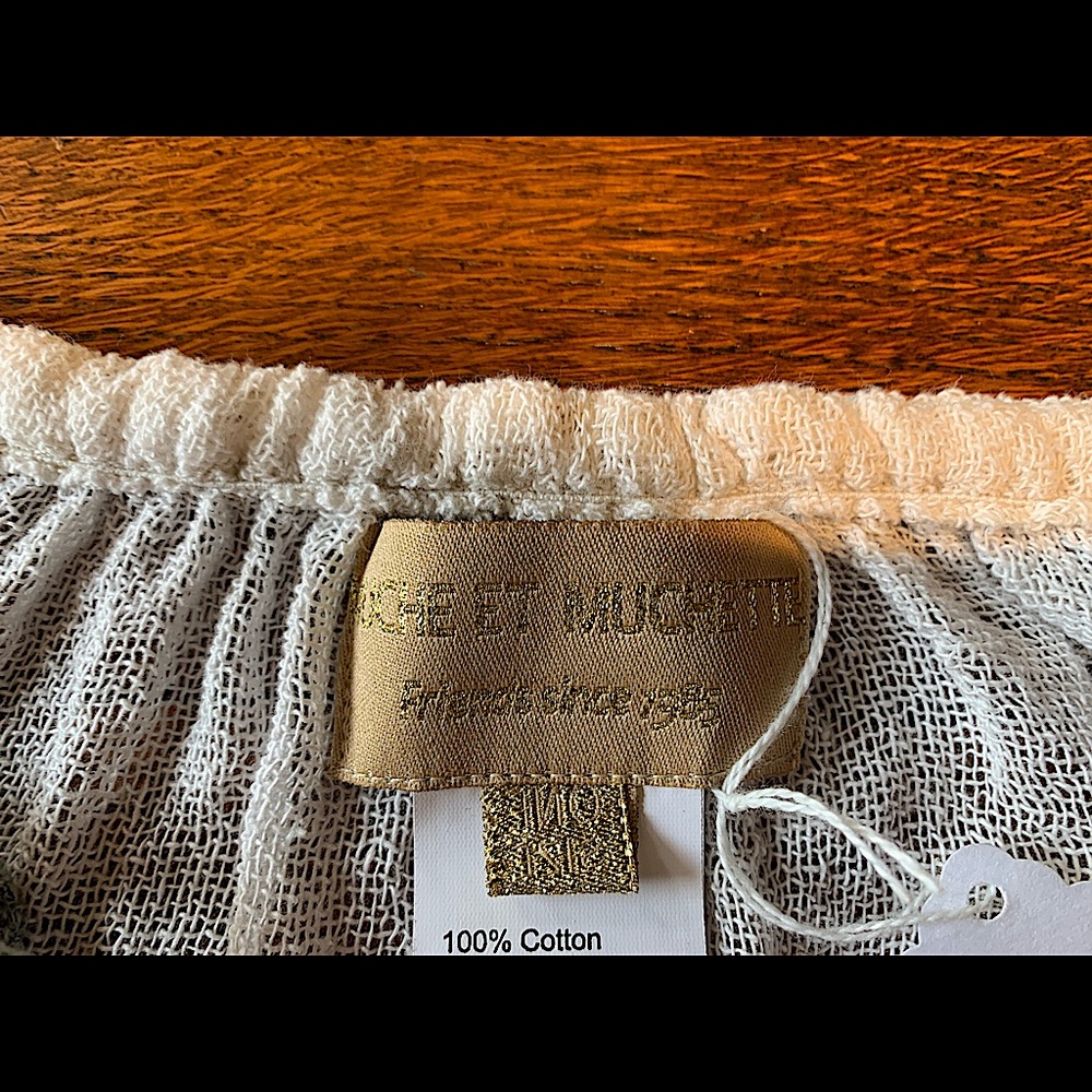 Amazing MUCHE ET MUCHETTE Gauze TOP/TUNIC  NWT - Picture 5 of 12
